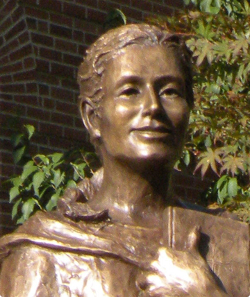 Statue of Blessed Theresa Gerhardinger as a young women